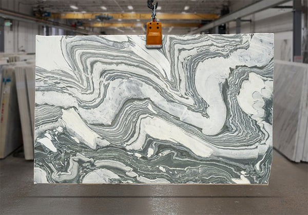 Cipollino Gray Honed Marble Slab Random batch 47039-1-9