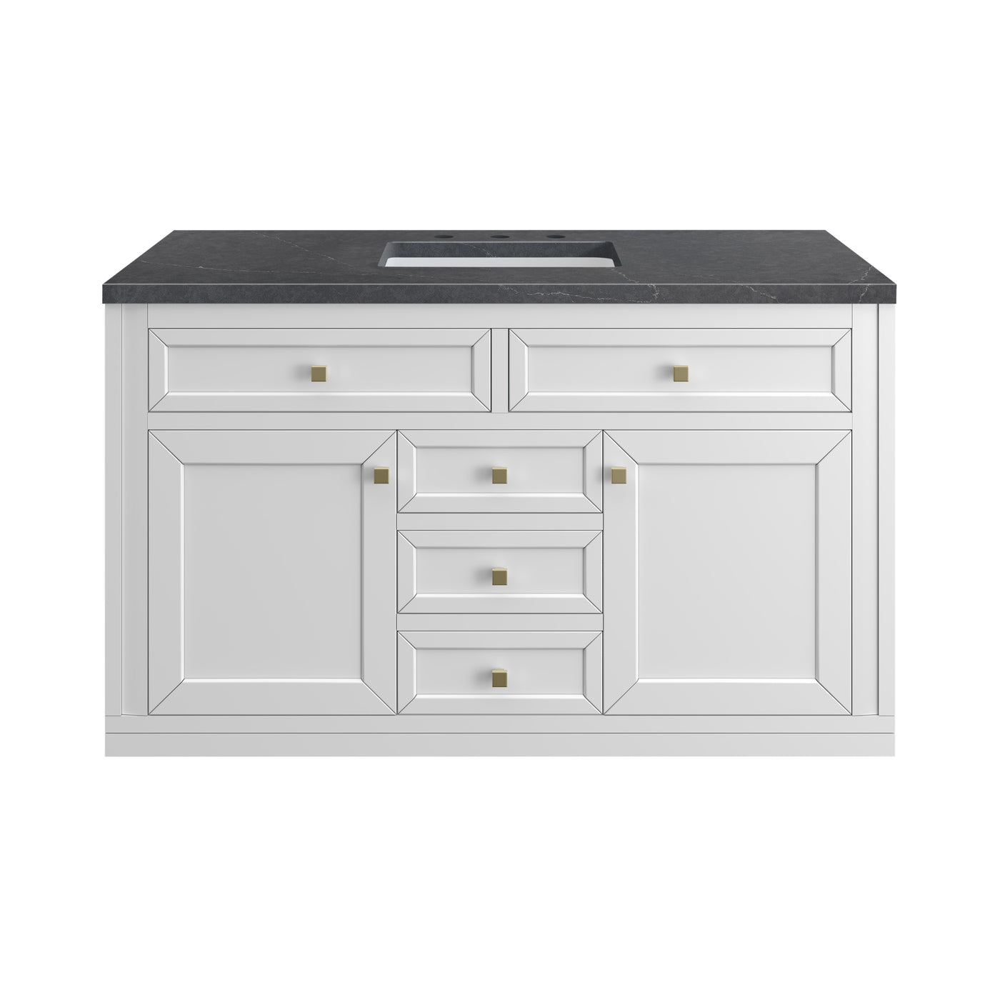James Martin Chicago 48" Single Bathroom Vanity, Glossy White, view 38