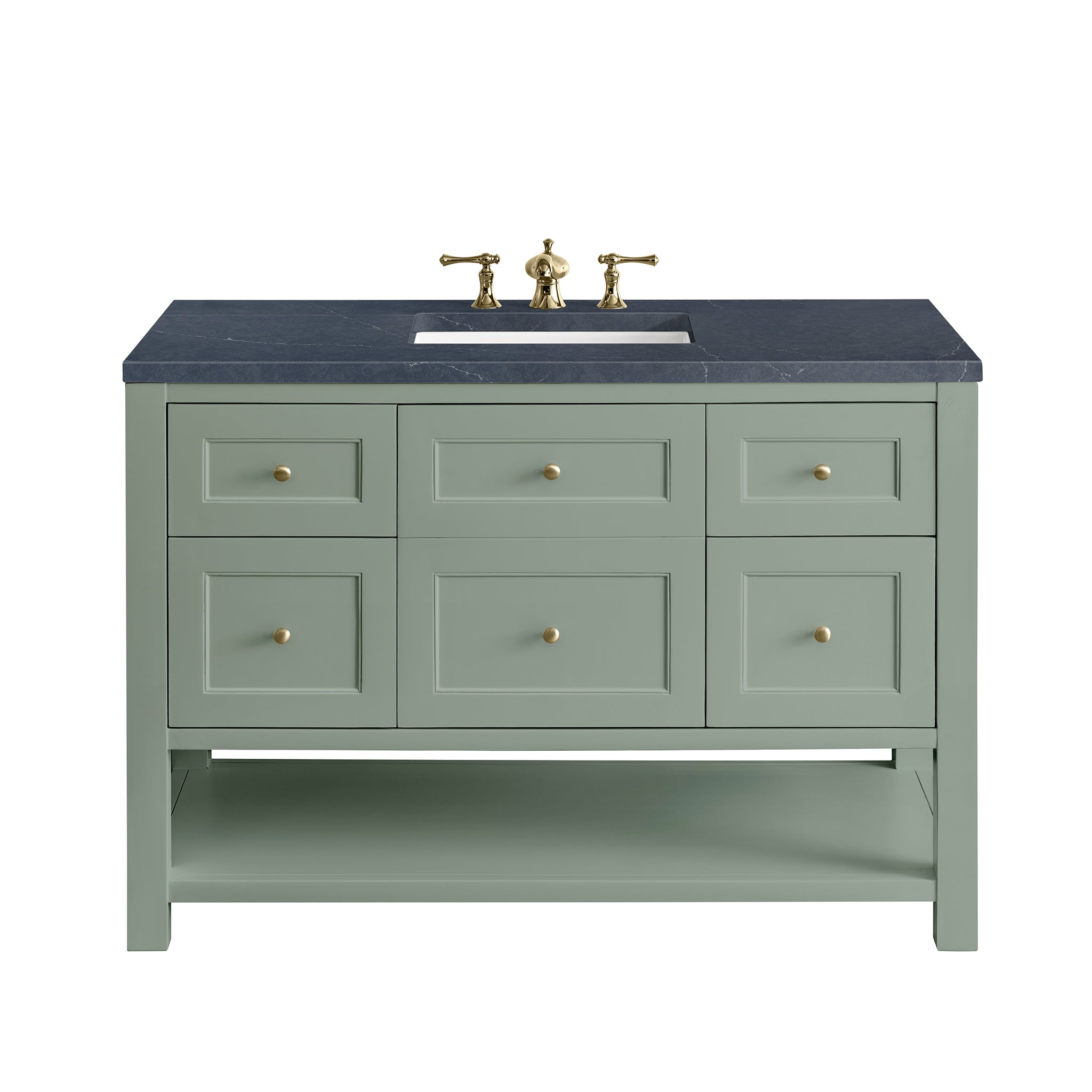 James Martin Breckenridge 48" Single Bathroom Vanity, Smokey Celadon, view 28