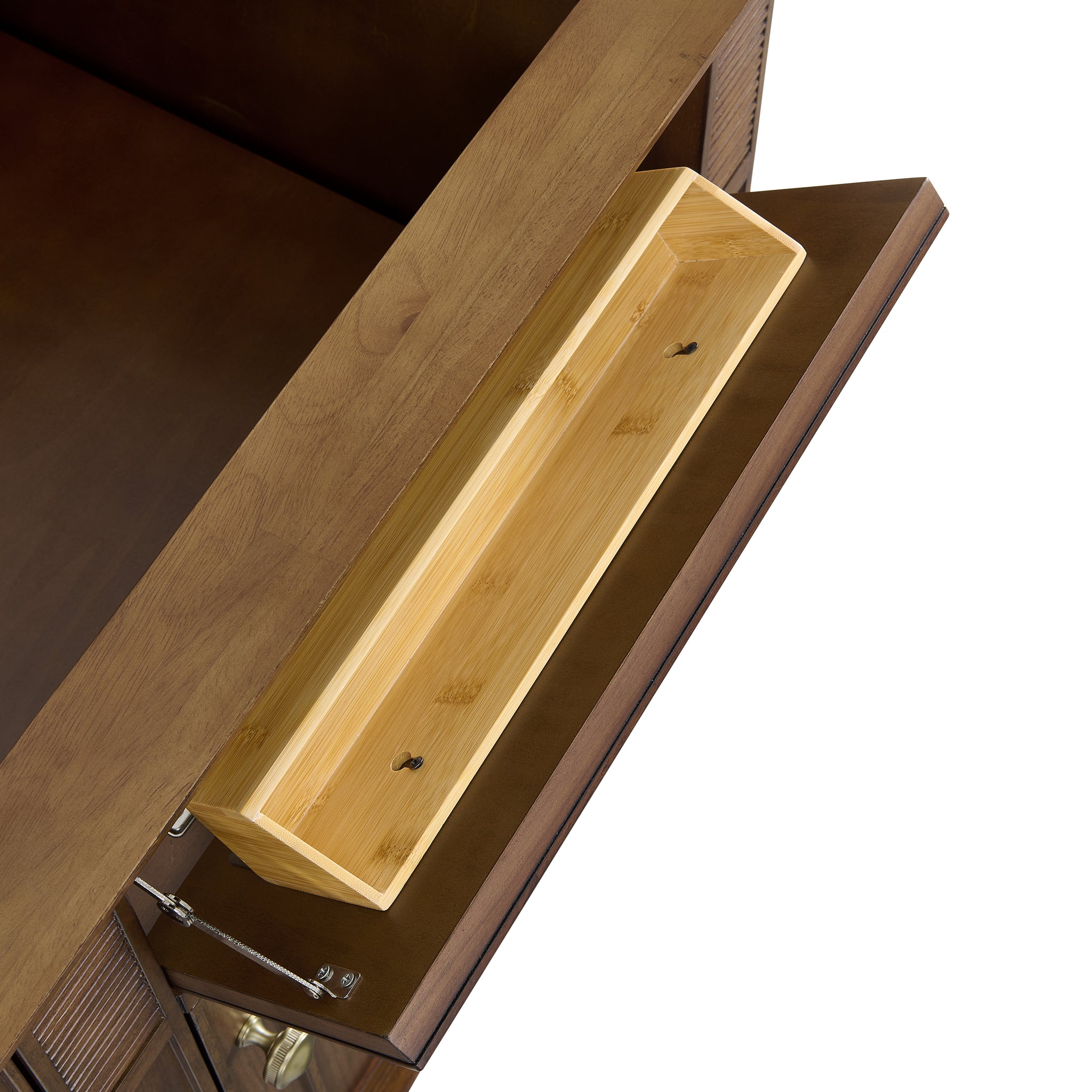 James Martin Lorelai 60" Double Bathroom Vanity, Mid-Century Walnut, view 28