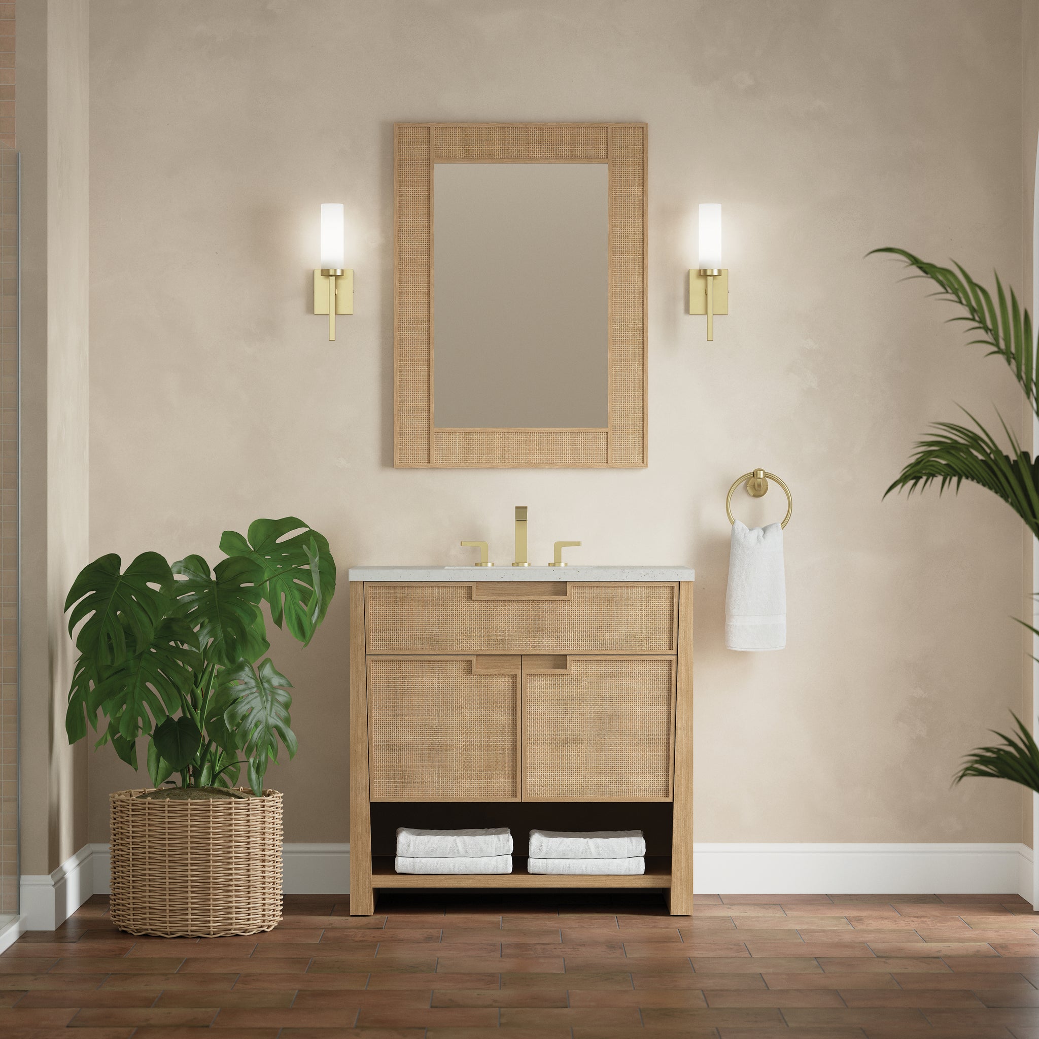 James Martin Solene 36" Single Bathroom Vanity, Seaside Oak, view 21
