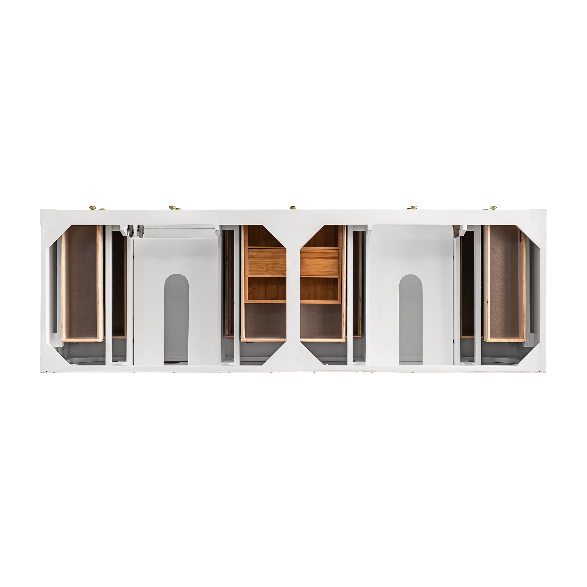 James Martin Breckenridge 72" Double Bathroom Vanity, Bright White, view 34