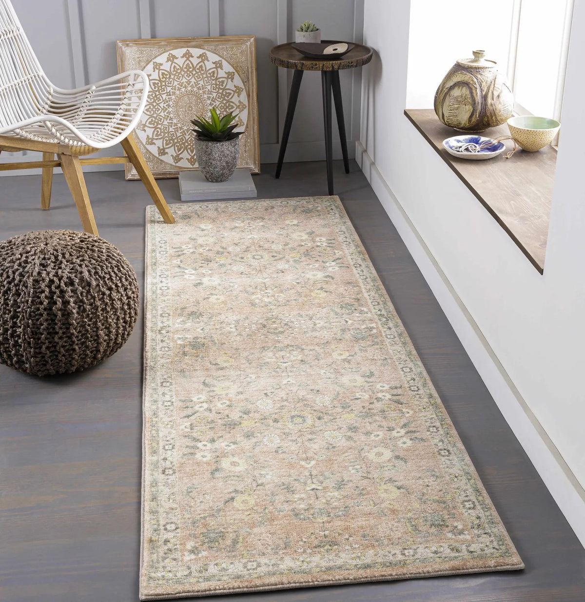 Coalburn Area Rug, installed in a room 2