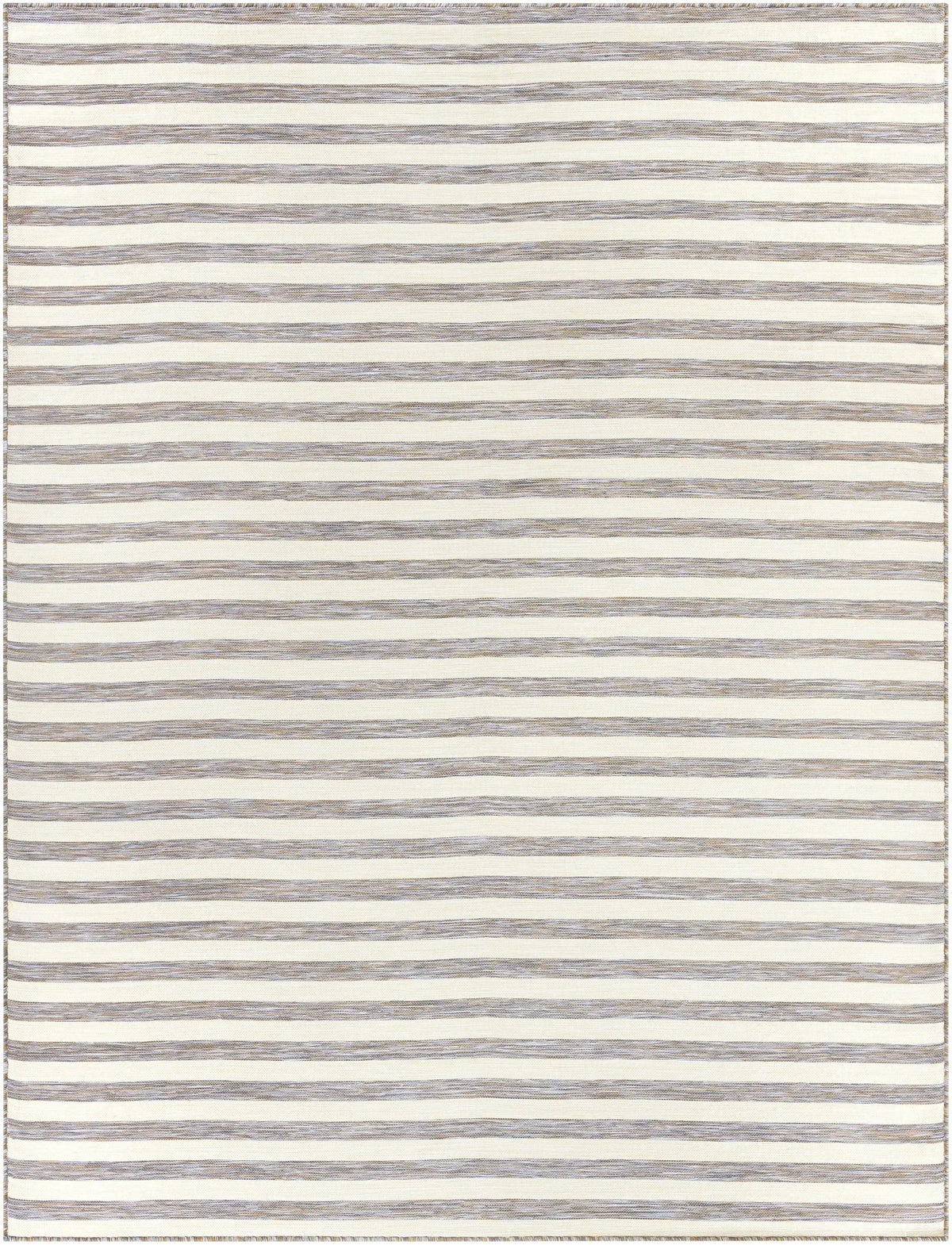Bongaree Gray Striped Outdoor Carpet - Clearance