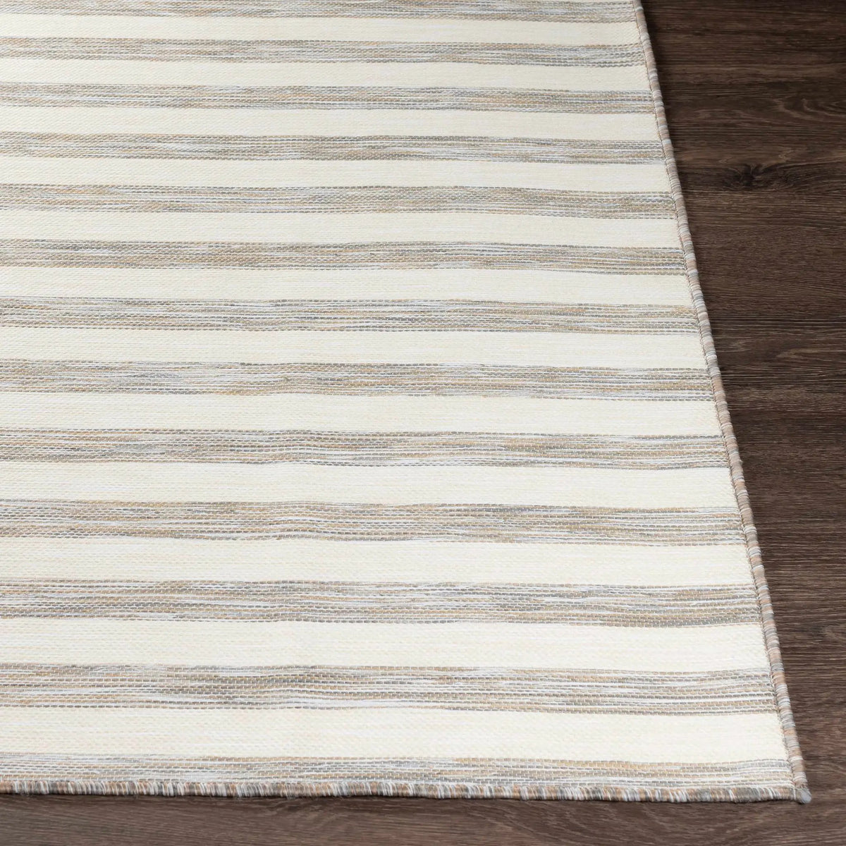 Bongaree Gray Striped Outdoor Carpet - Clearance, photo 8 of 10