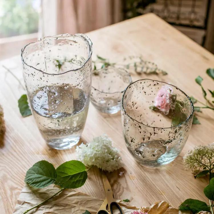 Clear Art Glass Vase by RusticReach