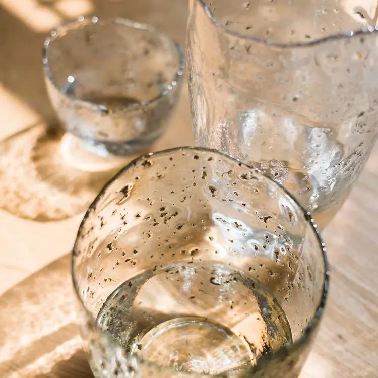 Clear Art Glass Vase by RusticReach