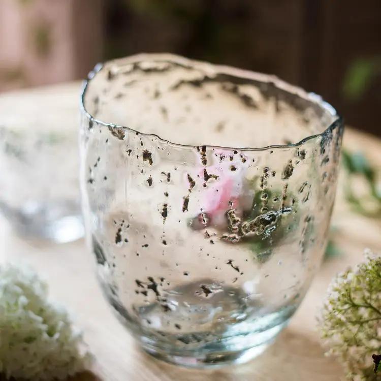 Clear Art Glass Vase by RusticReach
