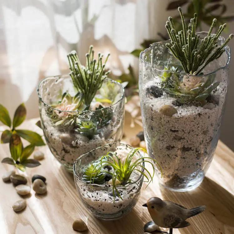 Clear Art Glass Vase by RusticReach