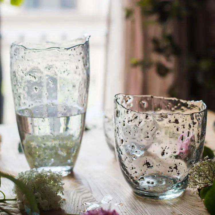 Clear Art Glass Vase by RusticReach
