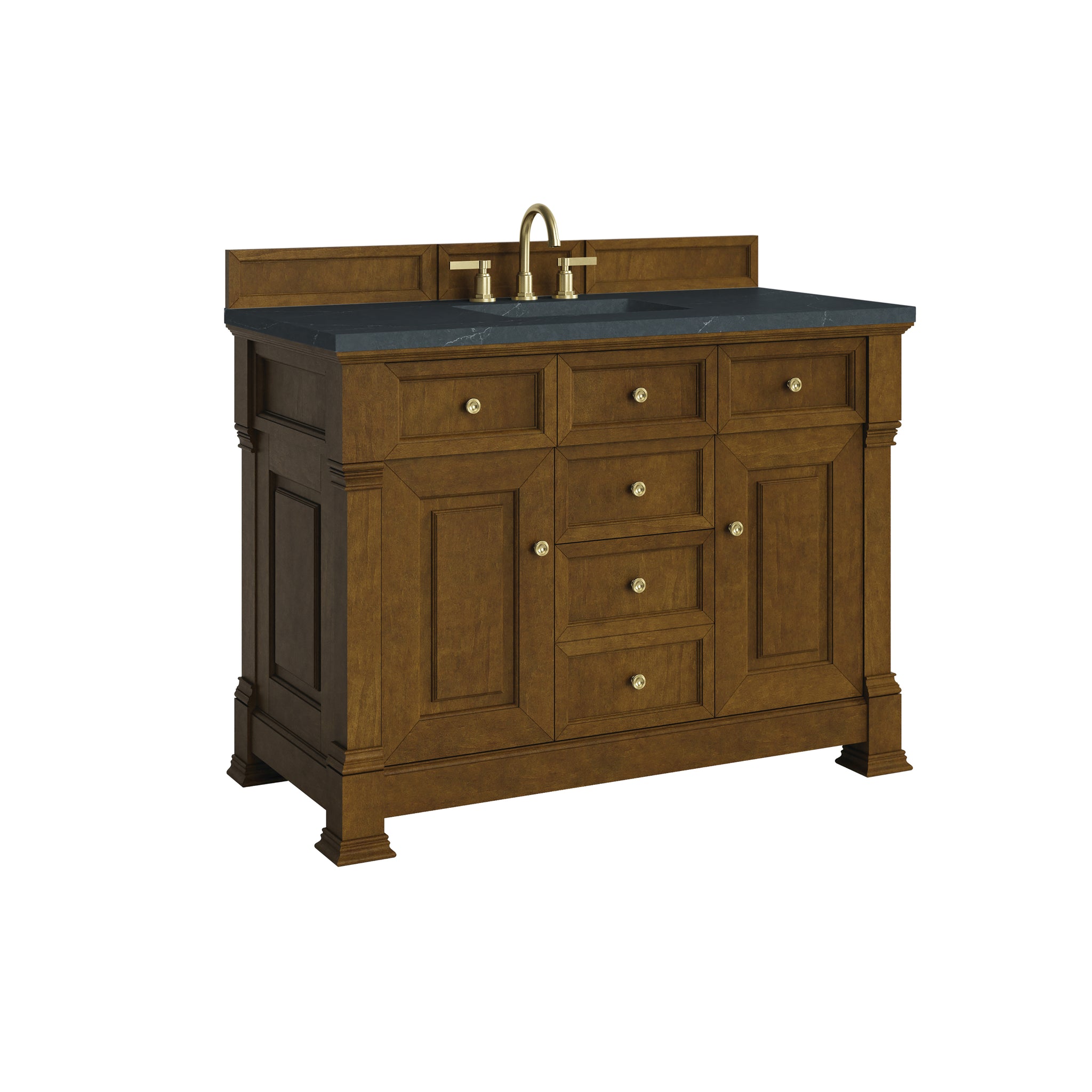 James Martin Brookfield 48" Single Bathroom Vanity, Honey Oak, view 35