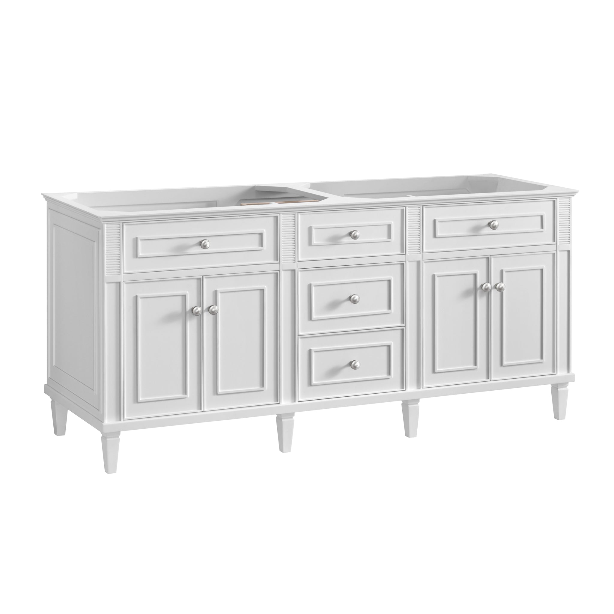 James Martin Lorelai 72" Double Bathroom Vanity, Bright White, view 36