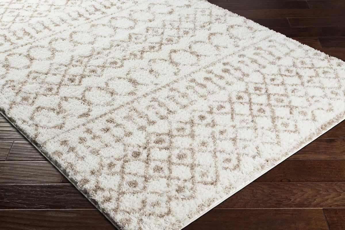 Monarch Cream&Tan Trellis Plush Rug, photo 6 of 8