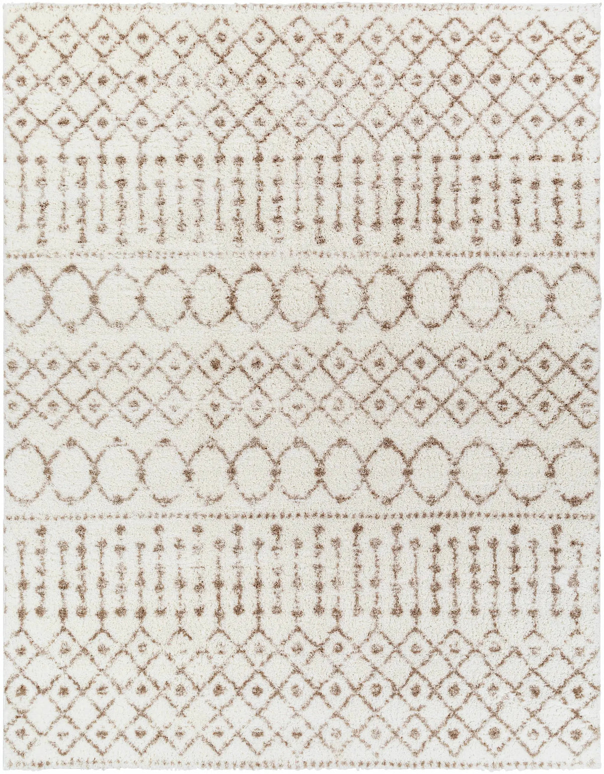 Monarch Cream&Tan Trellis Plush Rug, photo 8 of 8
