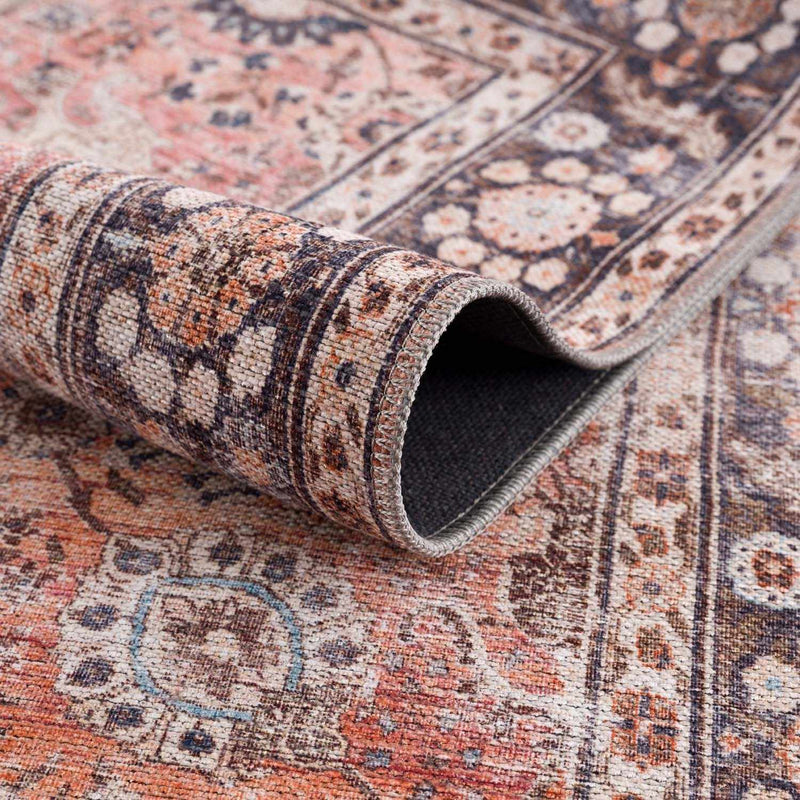 Ganyangan Red Washable Rug by Boutique Rugs