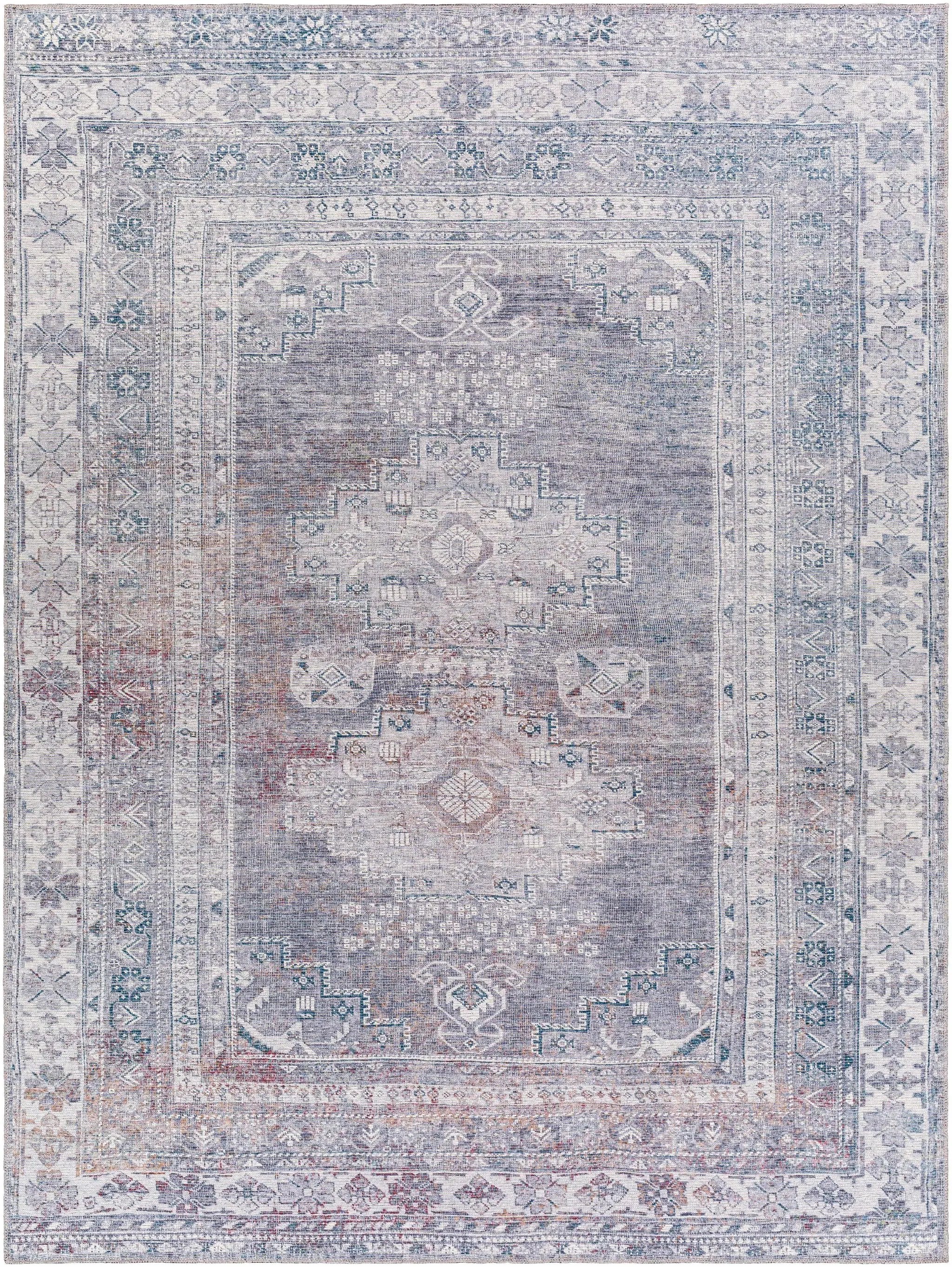 Baltinglass Brown Washable Area Rug by Hauteloom