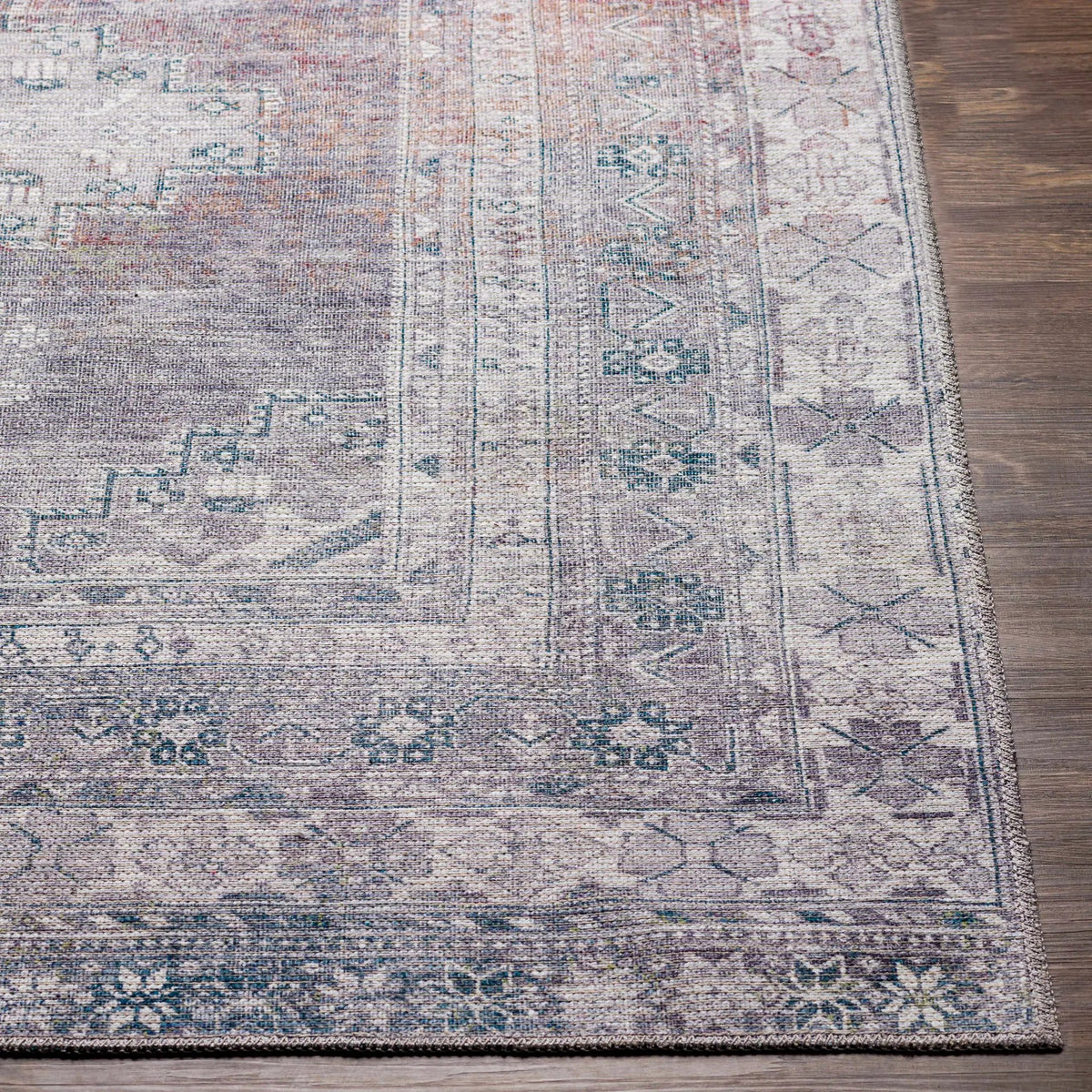 Baltinglass Brown Washable Area Rug, photo 11 of 14