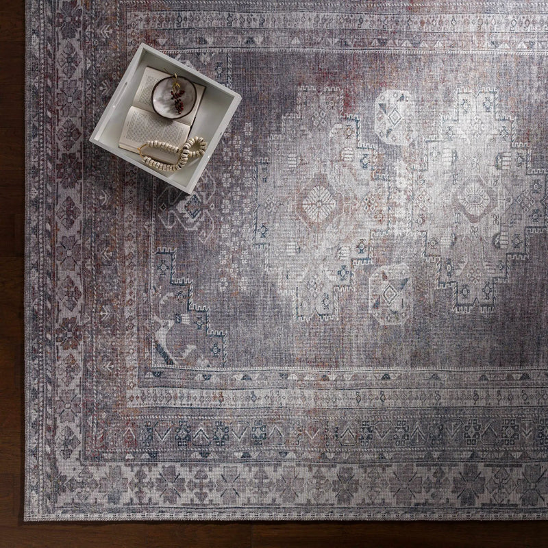 Baltinglass Brown Washable Area Rug by Hauteloom
