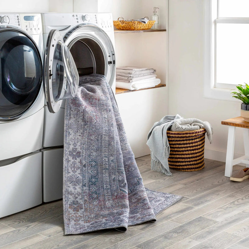 Baltinglass Brown Washable Area Rug by Hauteloom
