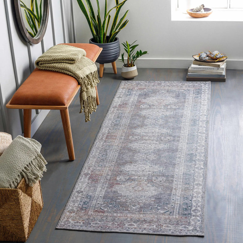 Baltinglass Brown Washable Area Rug by Hauteloom