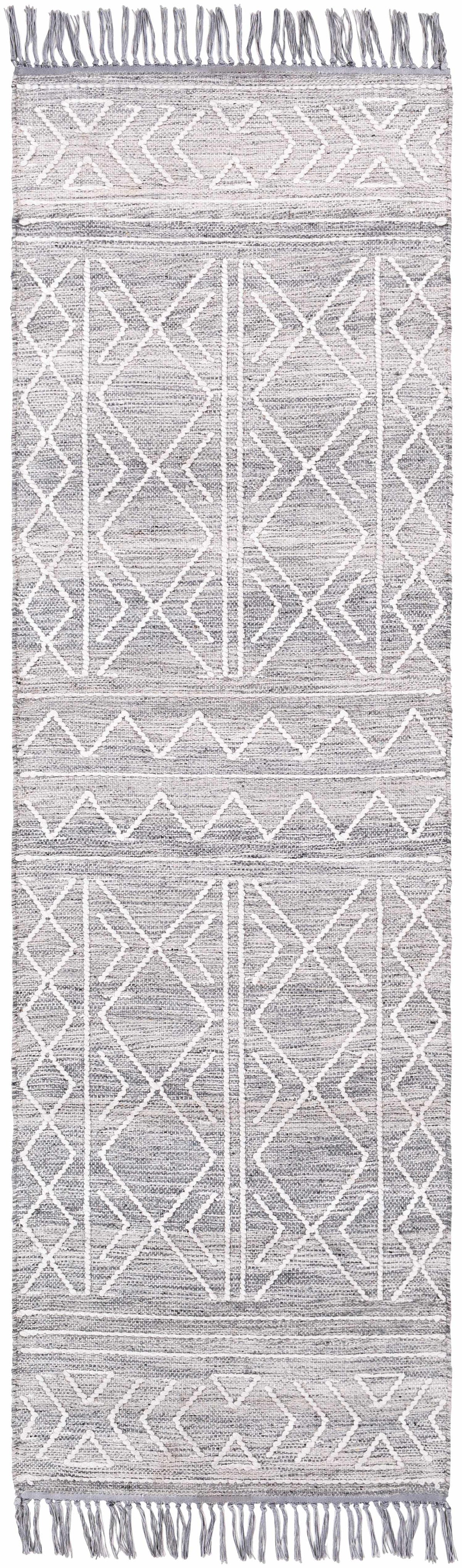Gray Clintwood Wool Tassel Carpet - Clearance, photo 11 of 11