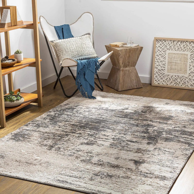 Clontarf Luxe Charcoal Area Rug by Boutique Rugs