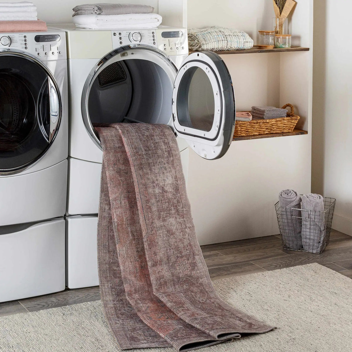 Clondalkin Washable Printed Jute Rug - Clearance, photo 9 of 11