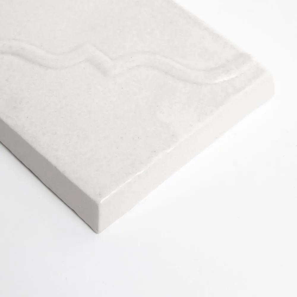 Cloud Glossy Ceramic Accent Tiles 3x6 closeup 2