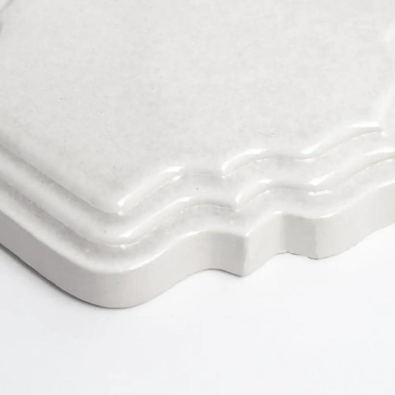 Cloud Glossy Ceramic Accent Tiles 4x8 closeup 2