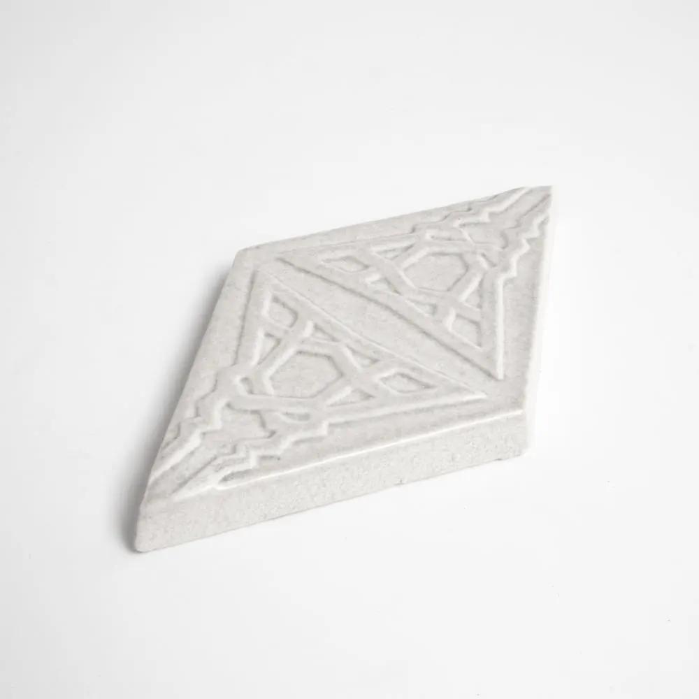 Cloud Glossy Ceramic Accent Tiles 6x6 closeup 1