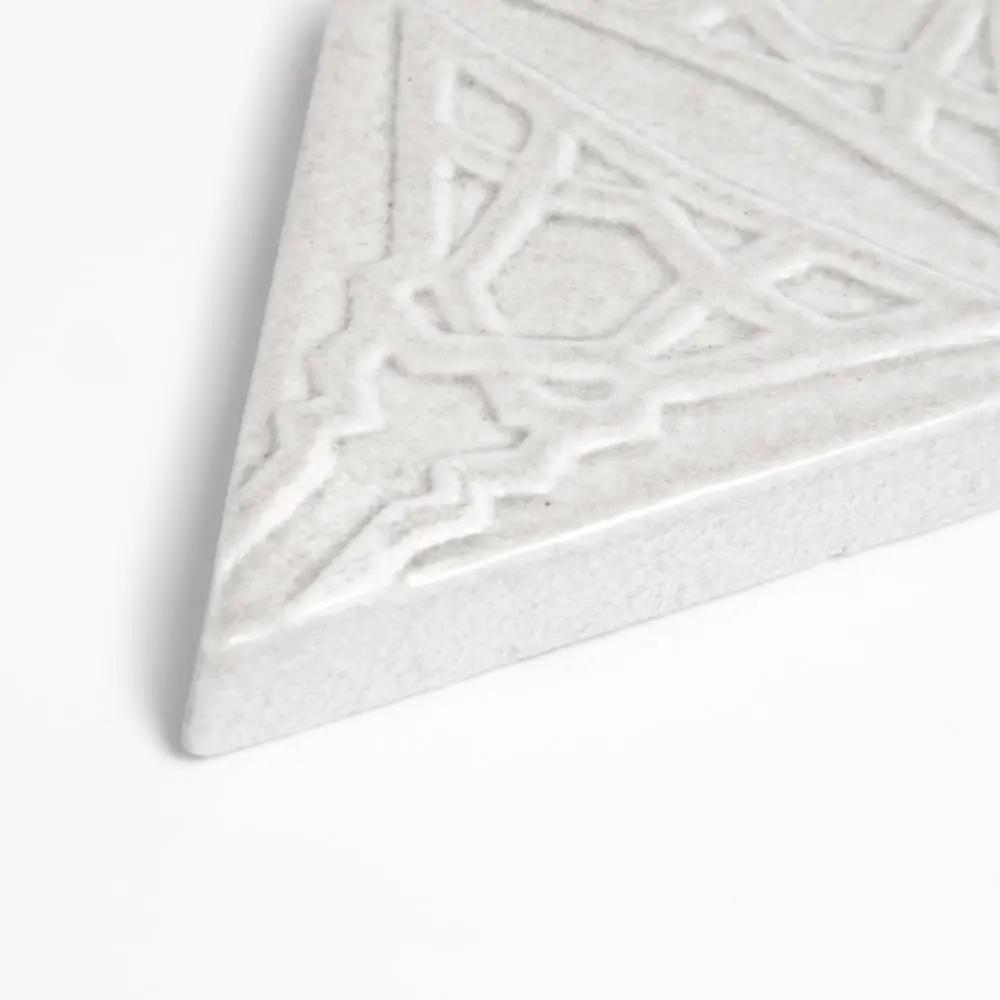 Cloud Glossy Ceramic Accent Tiles 6x6 closeup 2