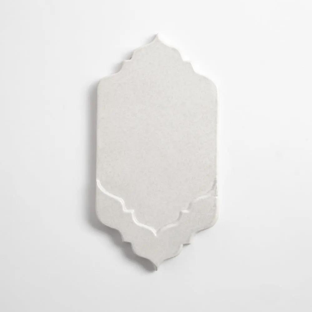 Cloud Glossy Musa Ceramic Accent Tiles 4x7 1/2