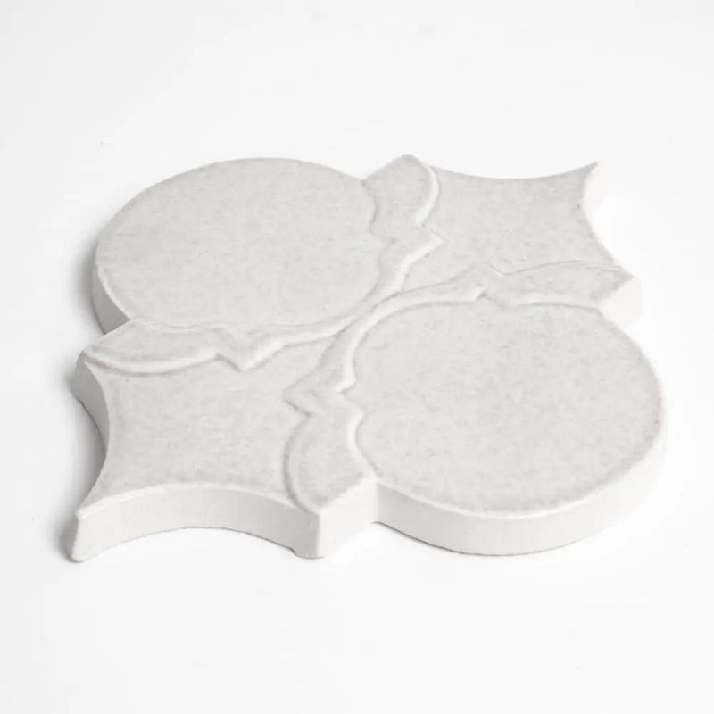 Cloud Glossy Sofia Ceramic Accent Tiles 6x8 closeup 1