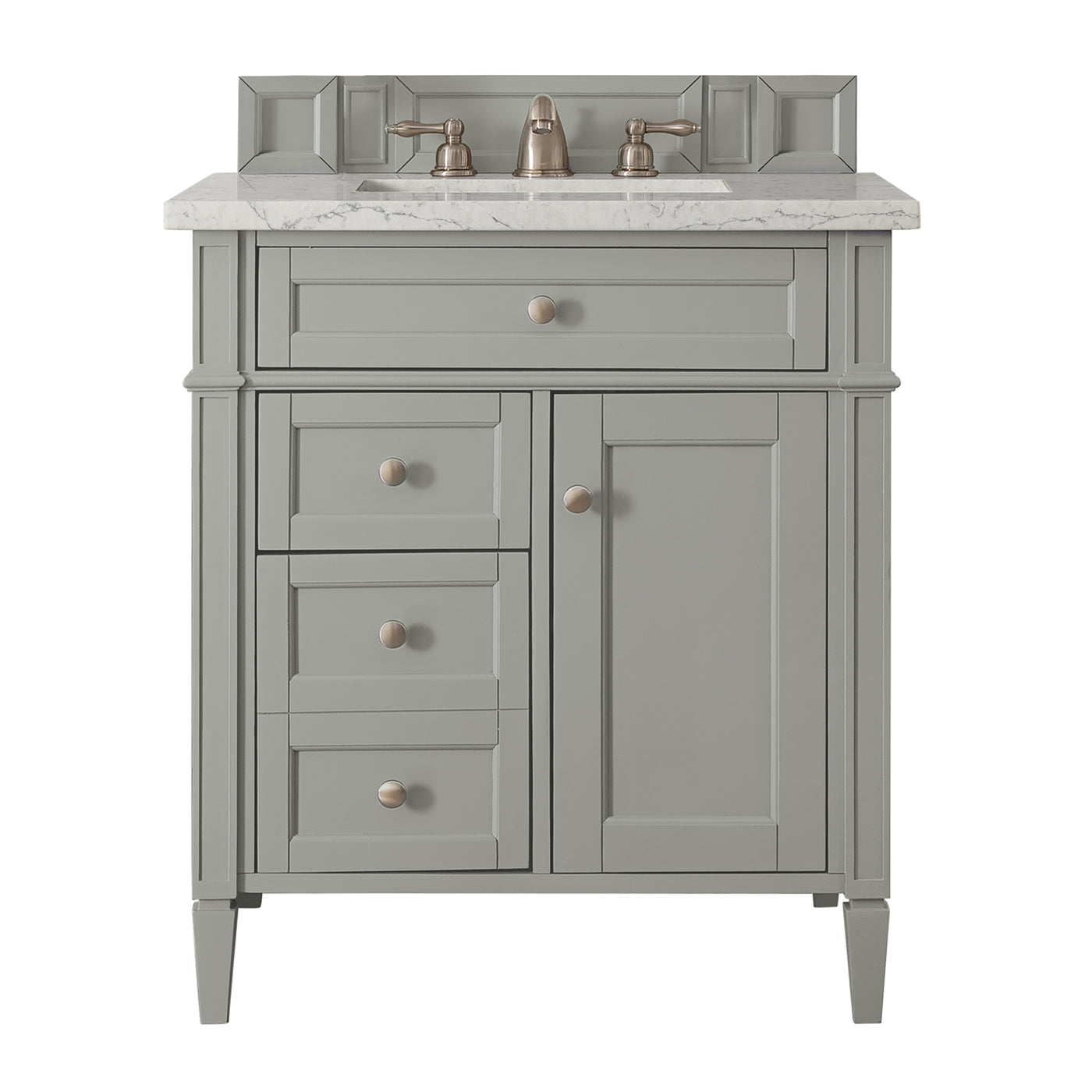 James Martin Brittany 30" Single Bathroom Vanity, Urban Gray, view 32