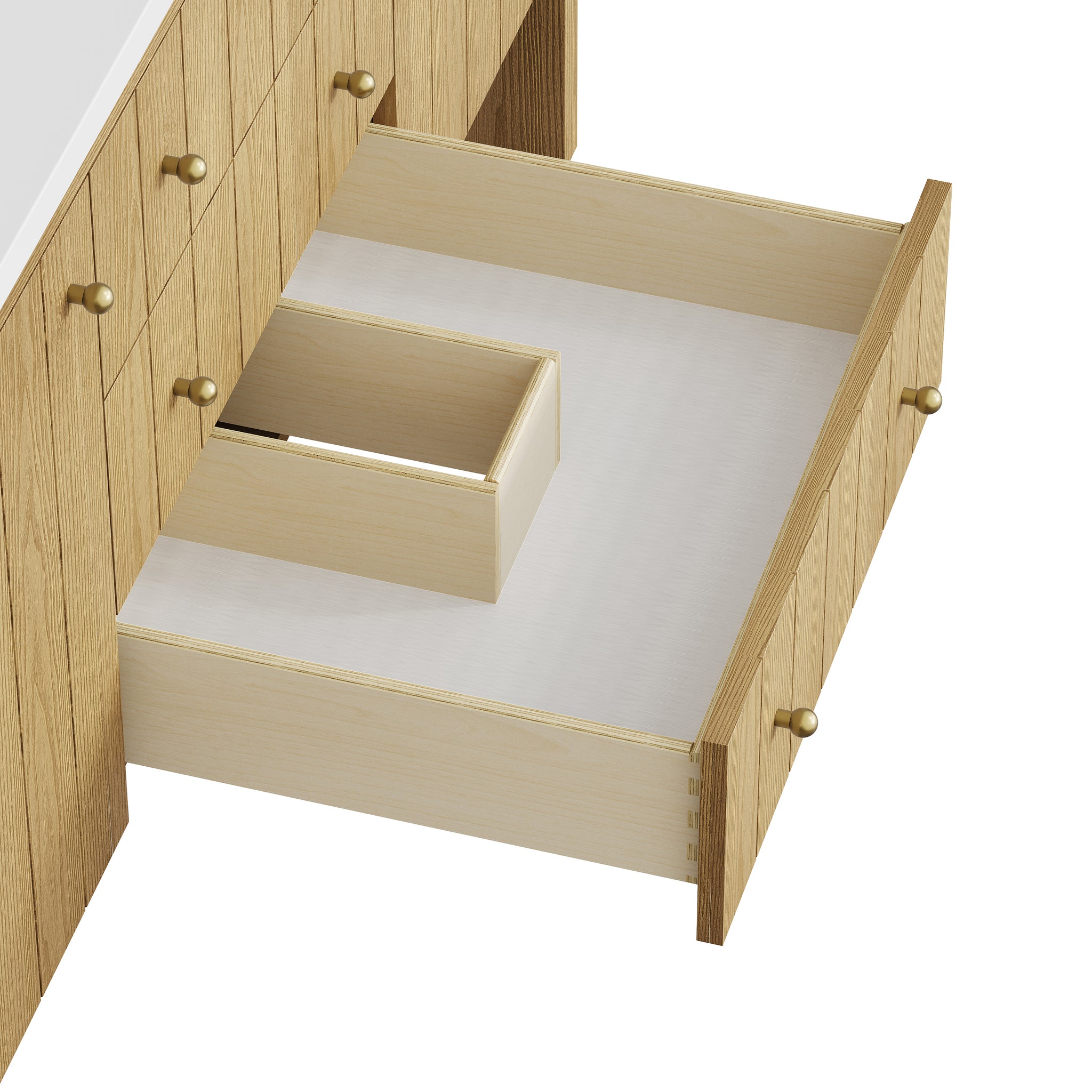 James Martin Hudson 60" Single Bathroom Vanity, Light Natural Oak, view 31