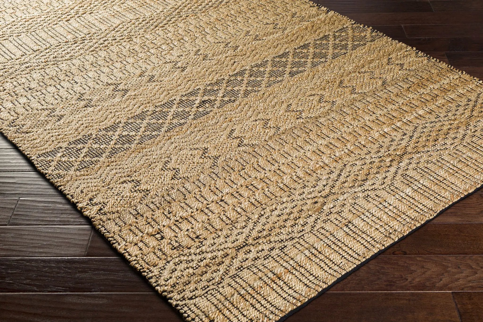 Cloverly Tribal Jute Carpet - Clearance by Boutique Rugs