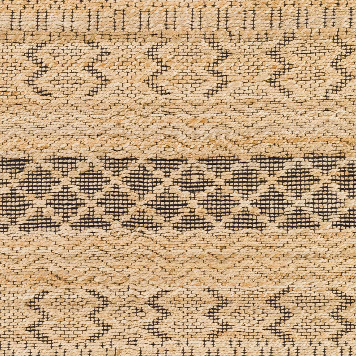 Cloverly Tribal Jute Carpet - Clearance, sample swatch
