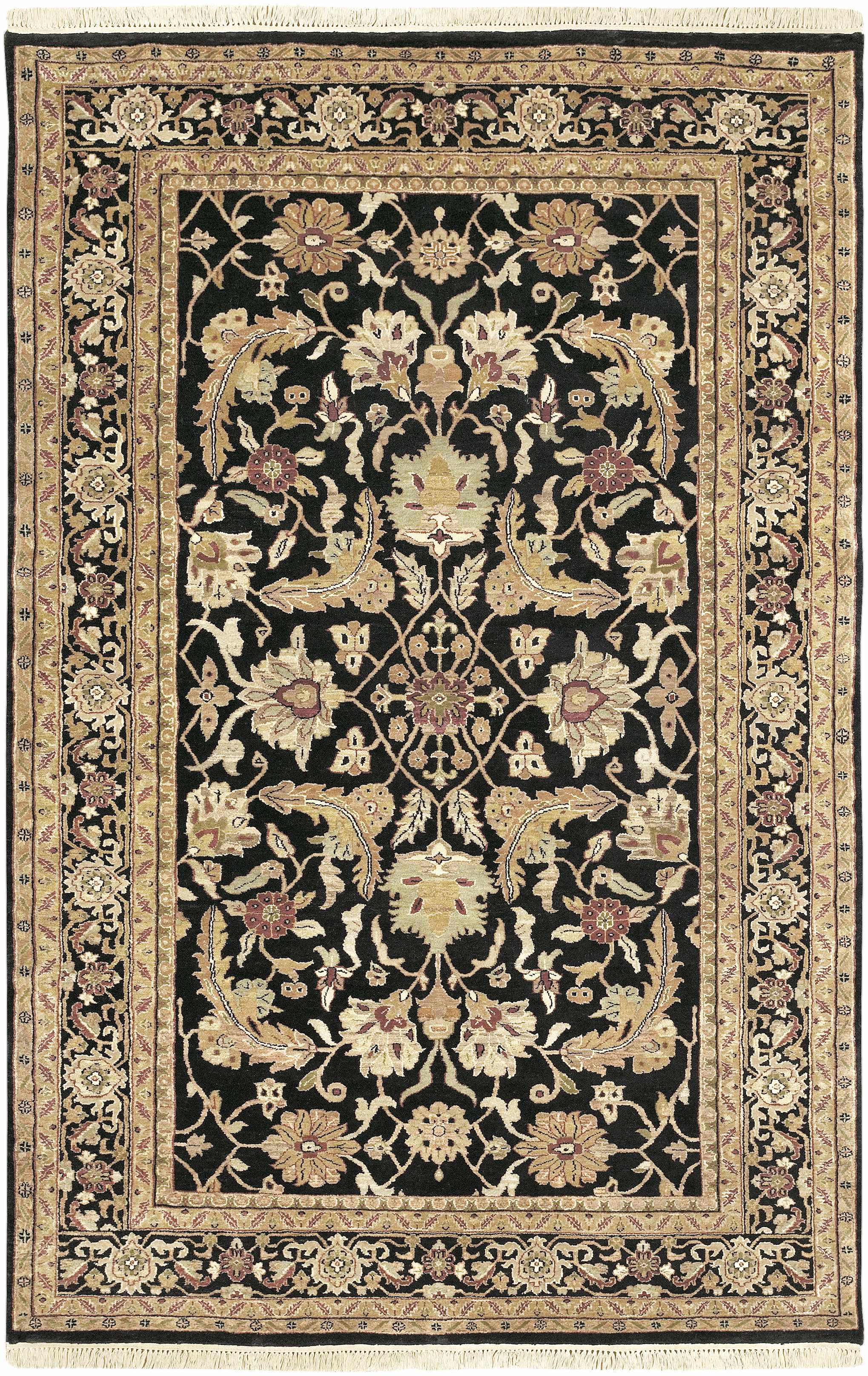 Black&Gold Premium Wool Rug - Clearance by Boutique Rugs