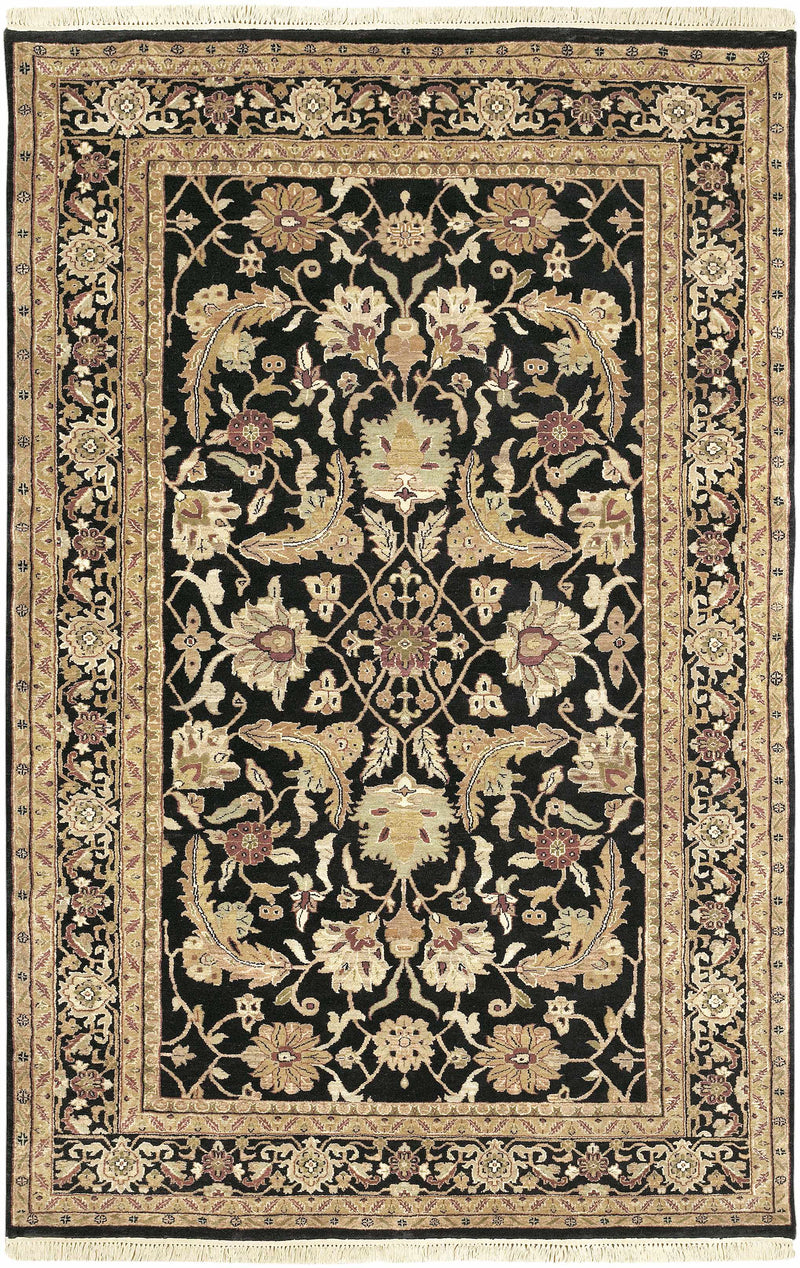 Black&Gold Premium Wool Rug - Clearance by Boutique Rugs