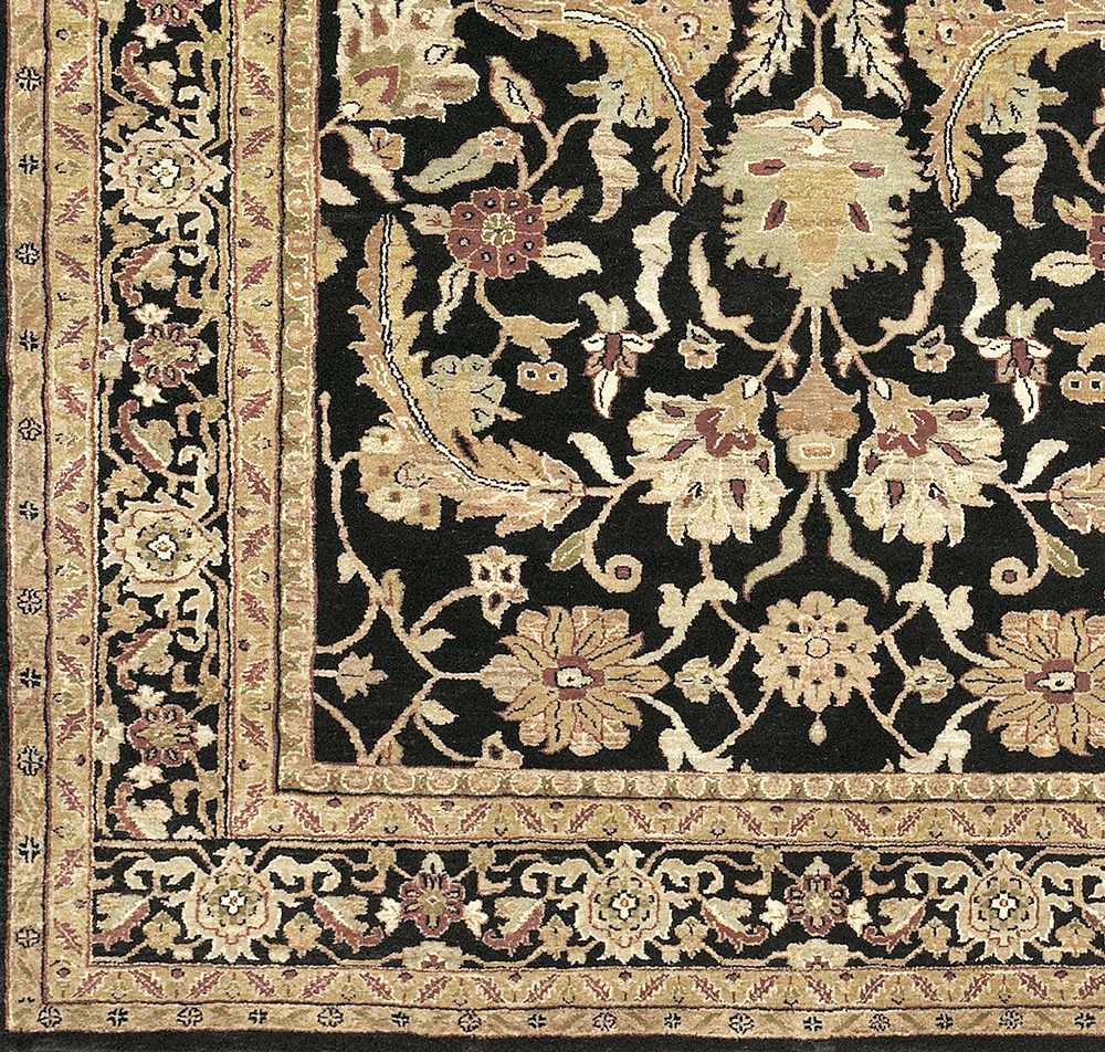Black&Gold Premium Wool Rug - Clearance, sample swatch