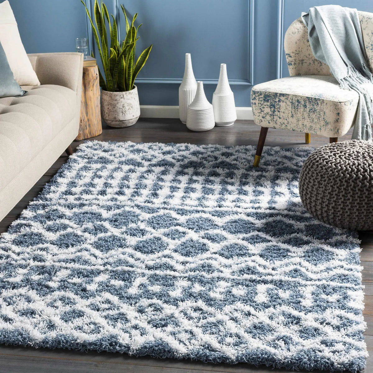Camp Shag Area Rug, installed in a room 2