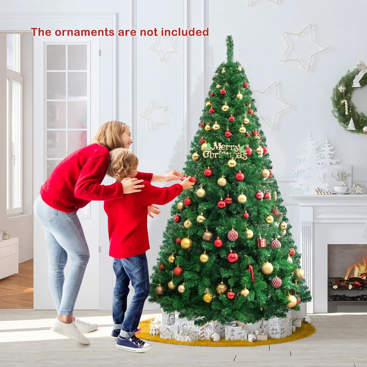Artificial PVC Christmas Tree with Solid Metal Stand, photo 6 of 11