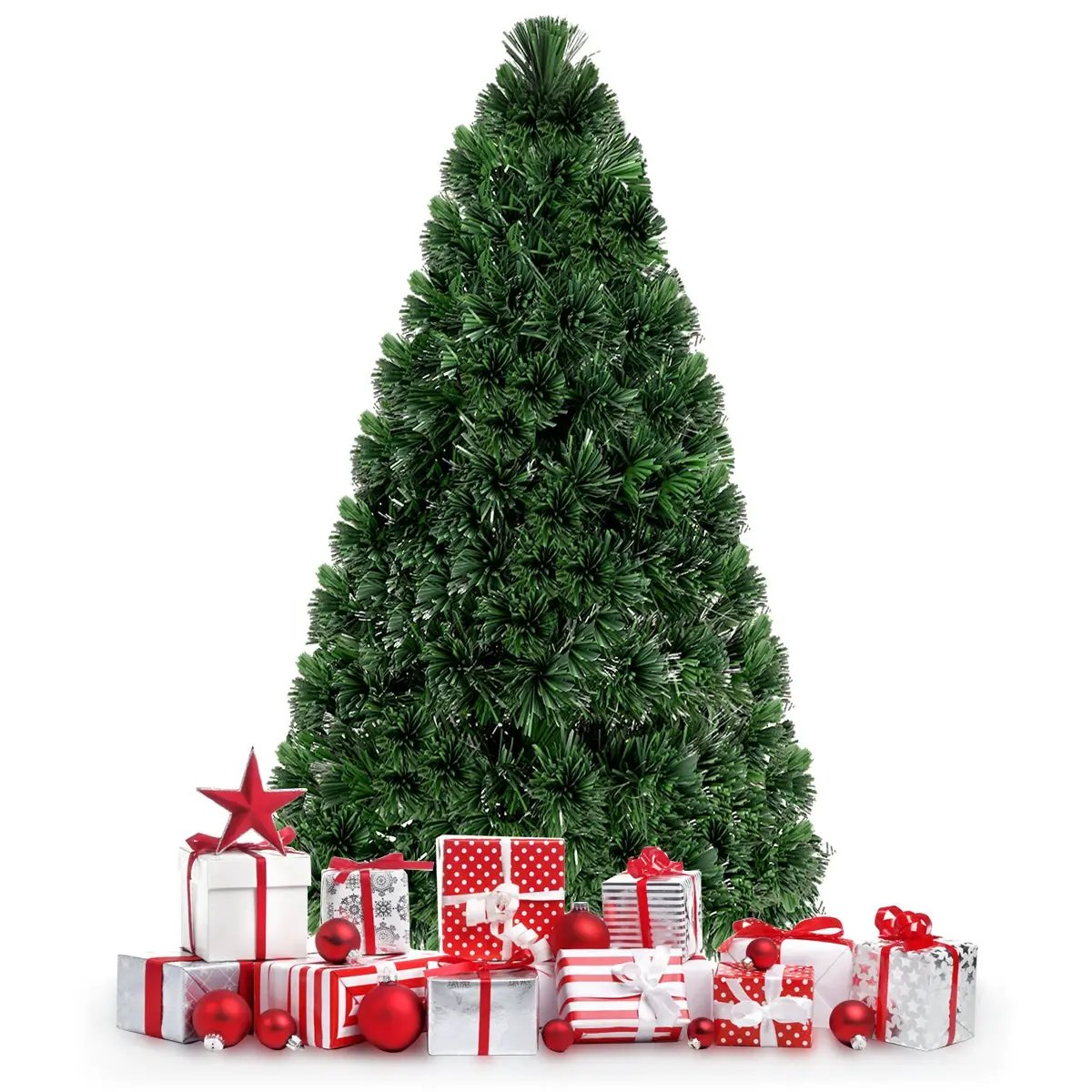 3' / 4' / 5' / 6' Fiber Optic Artificial PVC Christmas Tree, photo 7 of 11