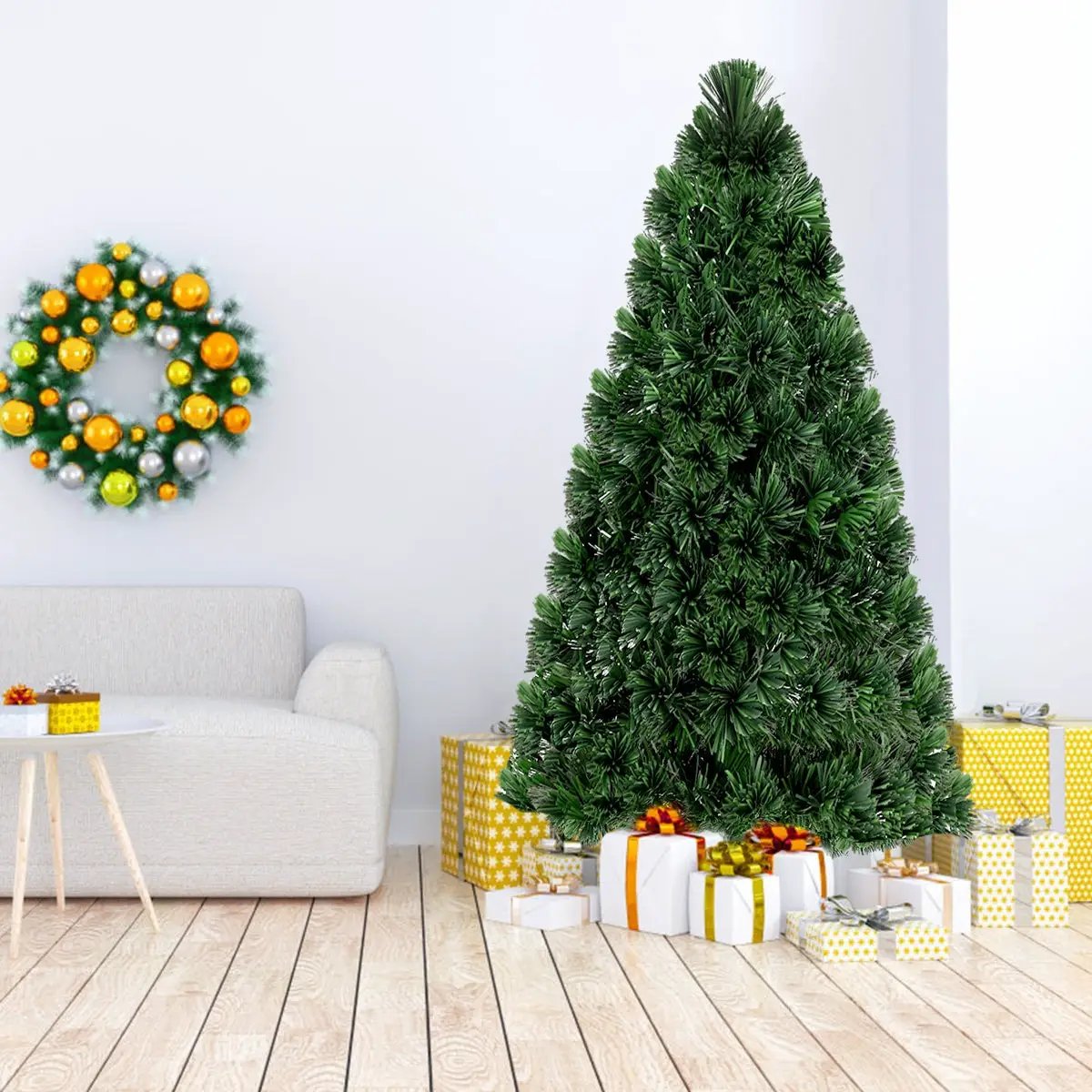 3' / 4' / 5' / 6' Fiber Optic Artificial PVC Christmas Tree