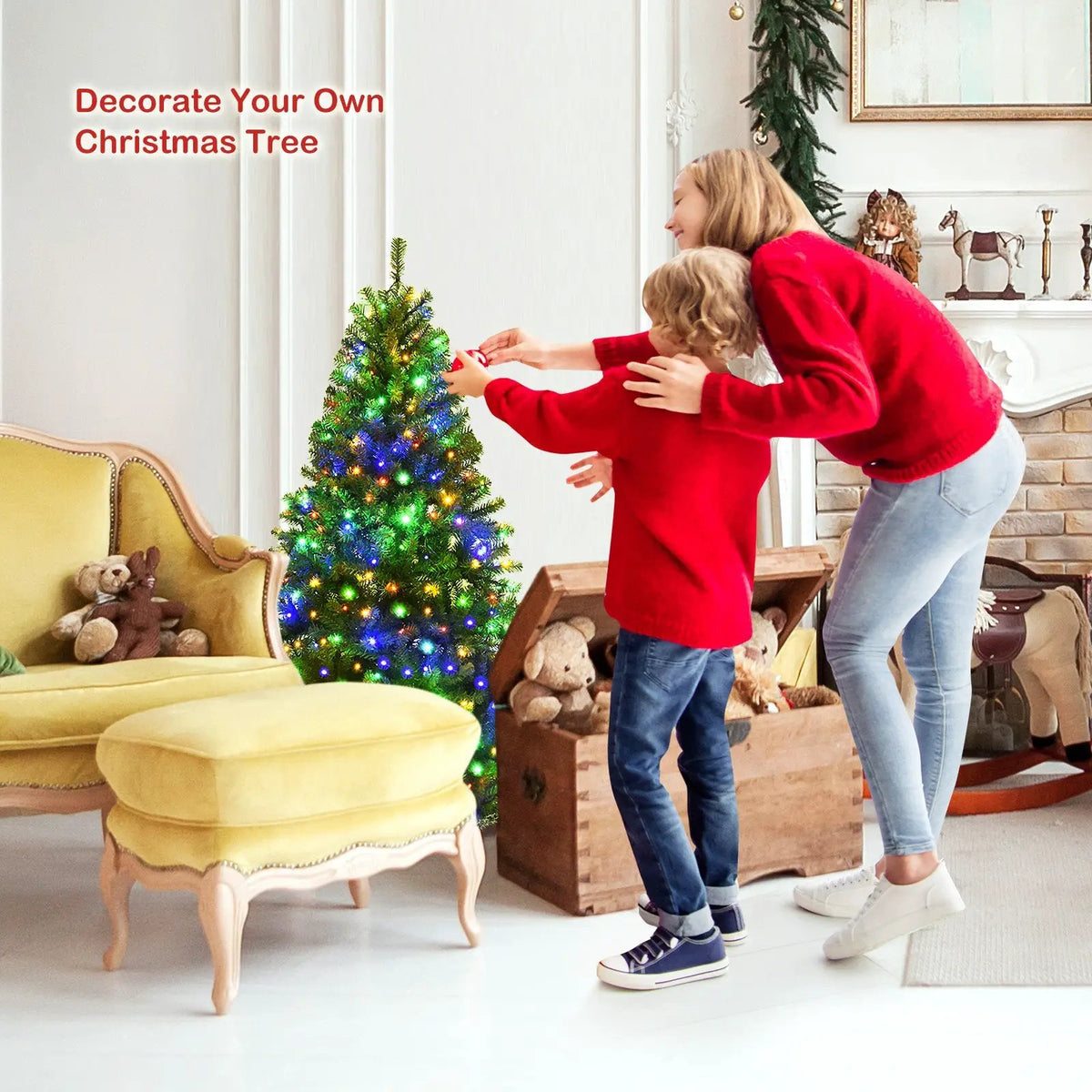 Artificial Premium Hinged Christmas Tree, photo 37 of 47