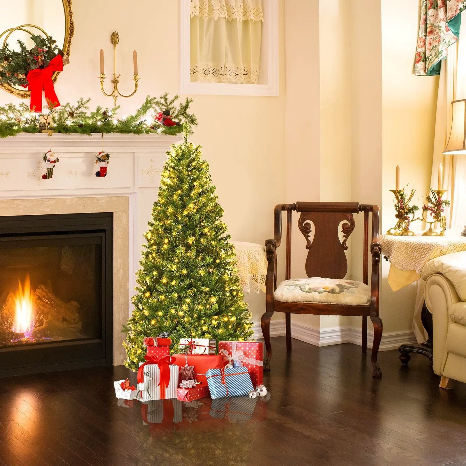 Artificial Premium Hinged Christmas Tree by DirectDeals
