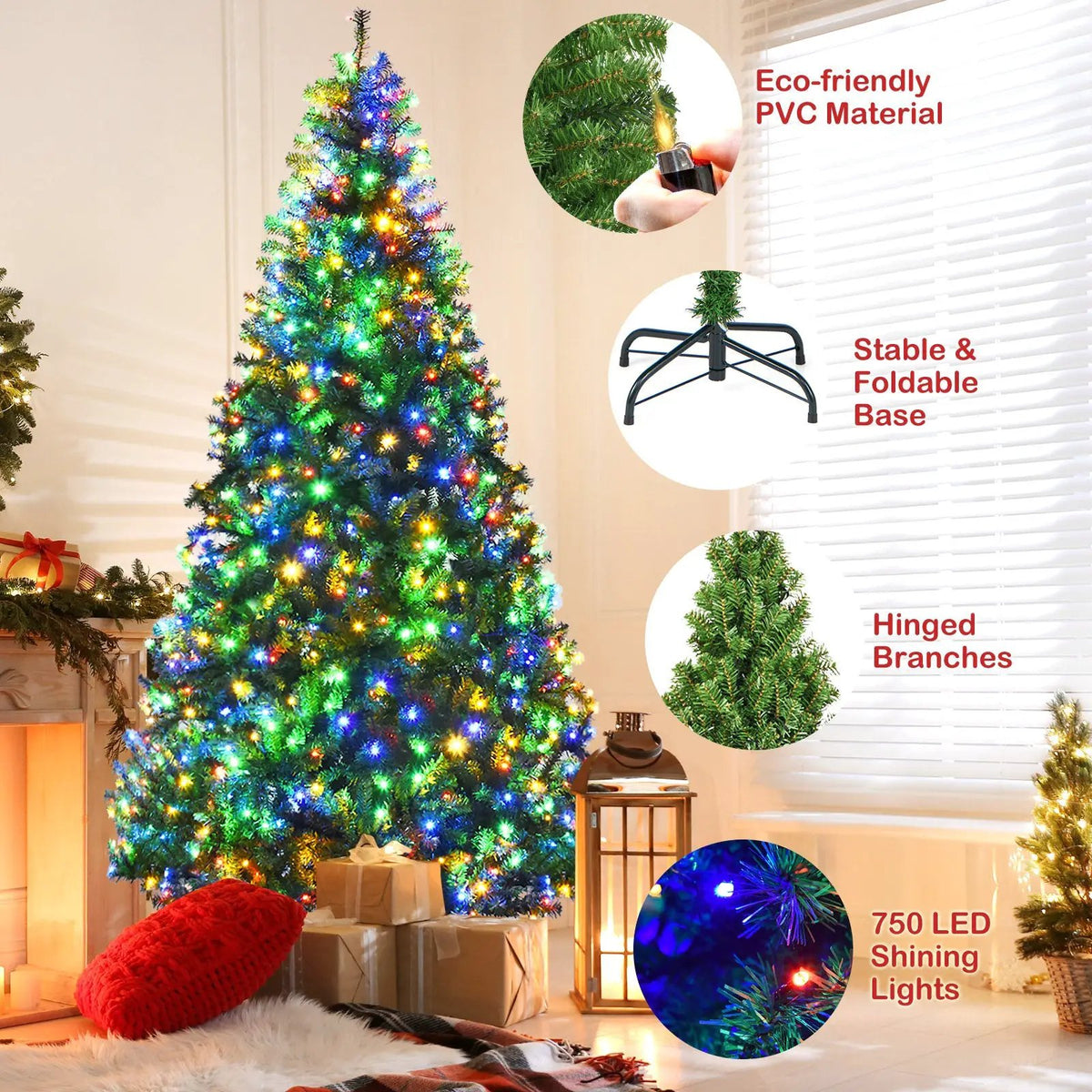 Artificial Premium Hinged Christmas Tree, photo 12 of 47