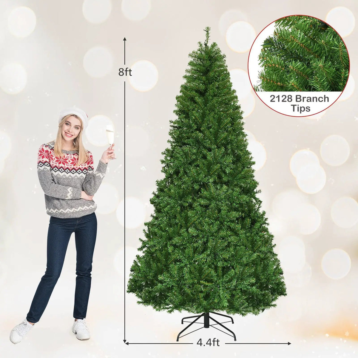 Artificial Premium Hinged Christmas Tree, photo 21 of 47