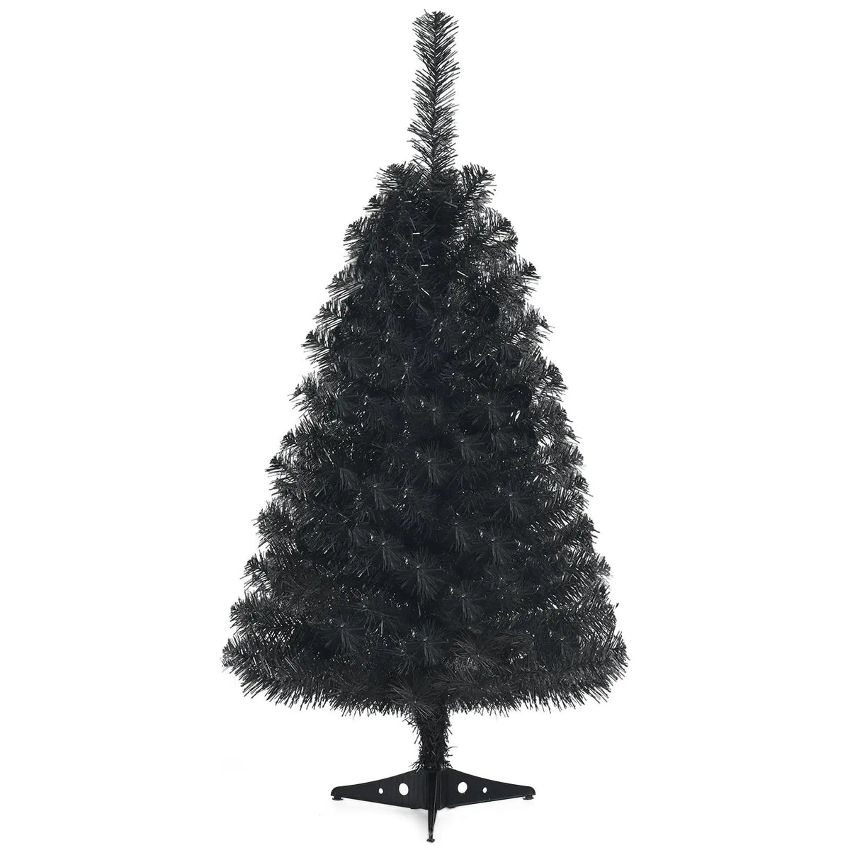 36 Inch Unlit Artificial Christmas Mini Tree with Plastic Stand-Green, photo 3 of 10