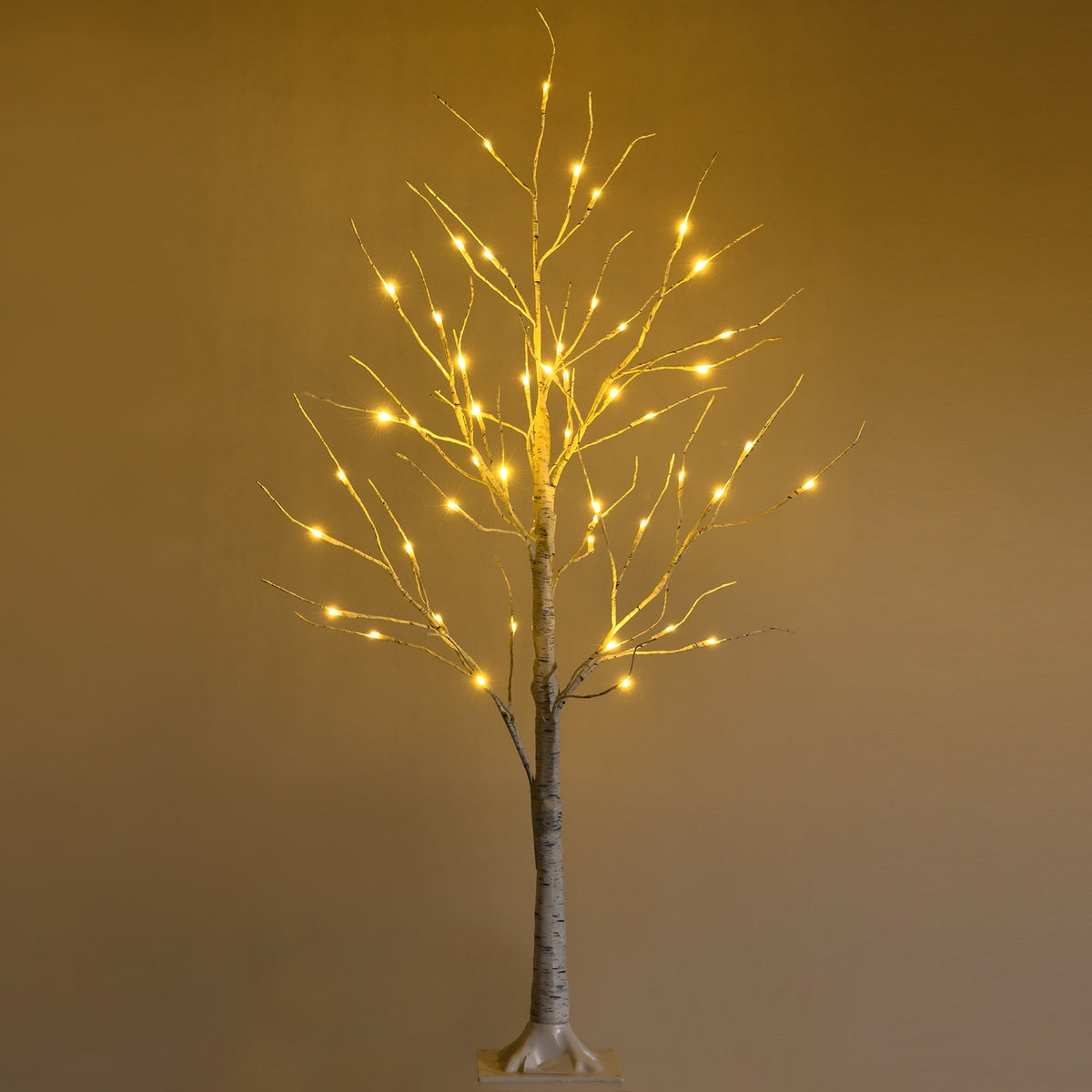 Pre-lit White Twig Birch Tree for Christmas Holiday with LED Lights, photo 6 of 16